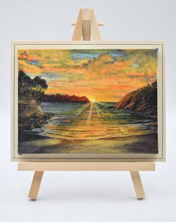 - Acrylic on Canvas, Painting by Liz Newbery, measuring 12 x 16 cm (H x W) £58